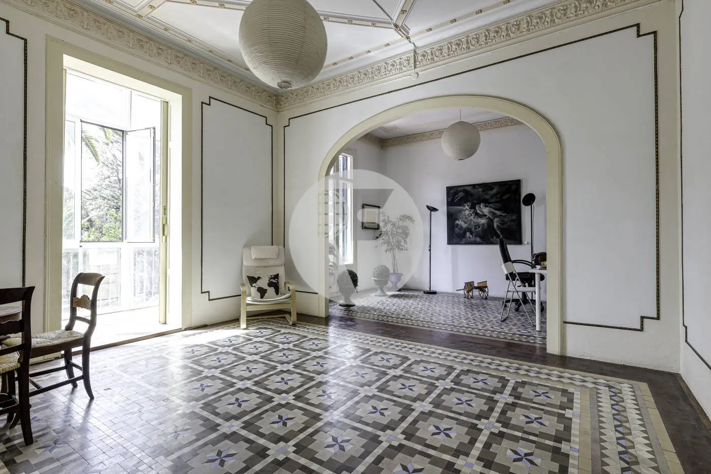 Impresionante piso en elegante finca modernista del Eixample