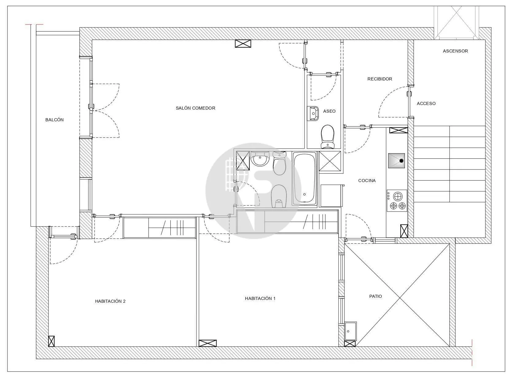 Piso tranquilo con patio privado y gran potencial en el corazón del Eixample - imagen 24