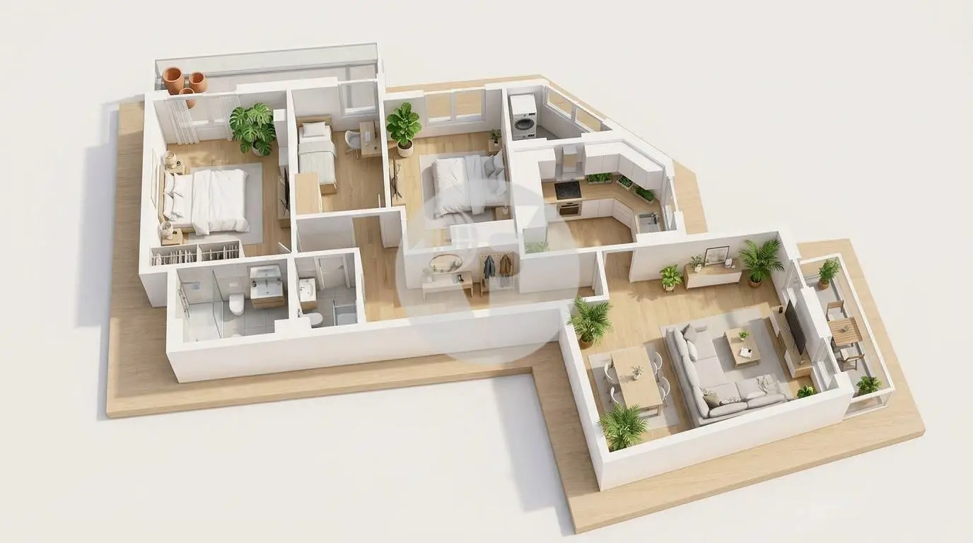 PISO DE 3 HABITACIONES A 1 MINUTO DEL PARC DE VALLPARADÍS – TERRASSA - imagen 47