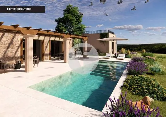 Exclusiva finca rústica de 21.915 m² con proyecto aprobado en Algaida – privacidad, diseño y esencia mediterránea.