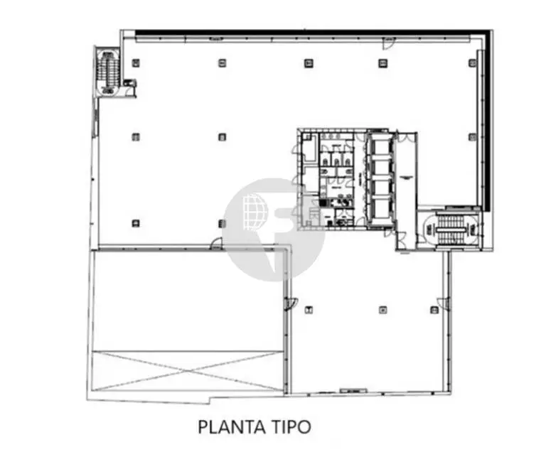 Oficina implantada en alquiler en Travessera de Gràcia. Barcelona. 12