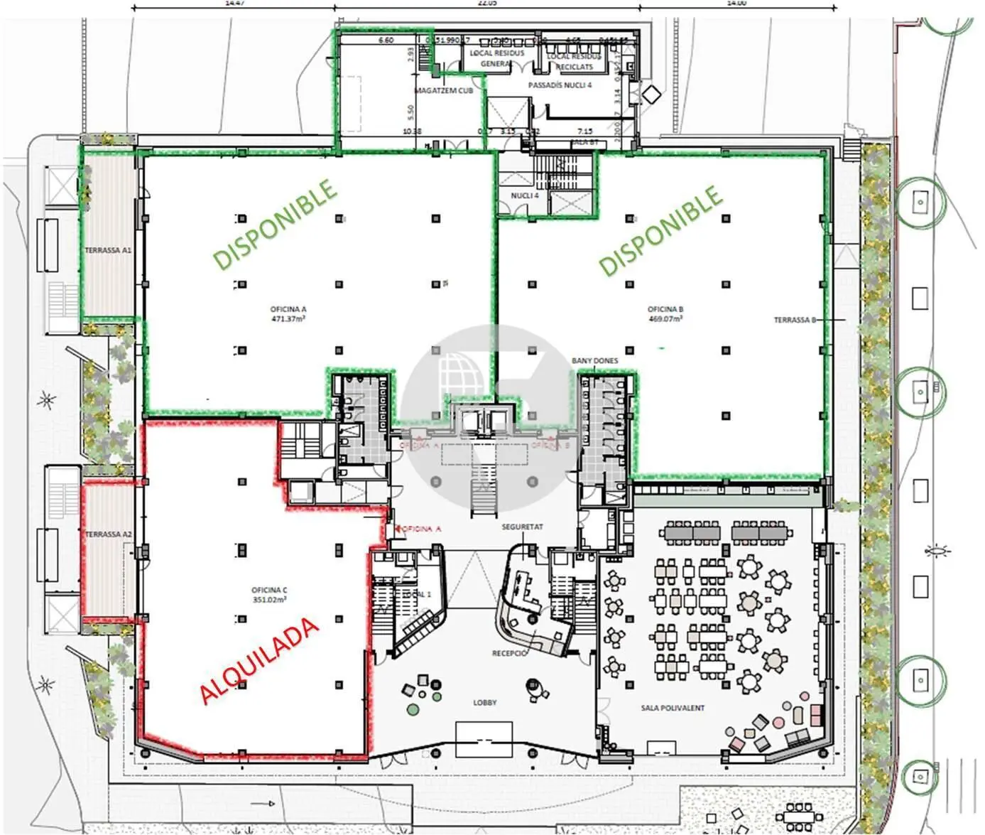 Alquiler de Oficinas Premium en Sant Cugat del Vallès: Edificio Sostenible y Totalmente Transformado - imagen 16
