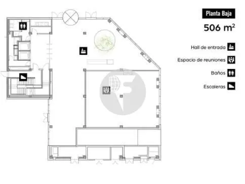 Oficina de disseny al districte 22@Barcelona. C. Cristobal de Moura 8