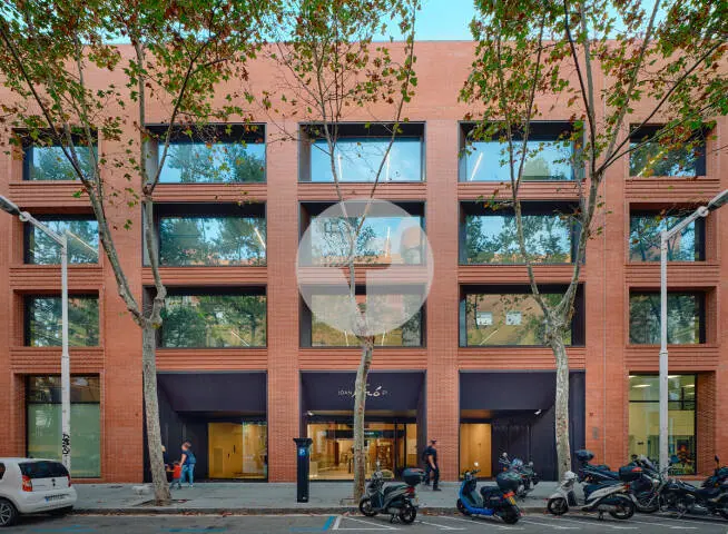 Oficina luminosa en el distrito 22@Barcelona. C. Joan Miró. Barcelona 2