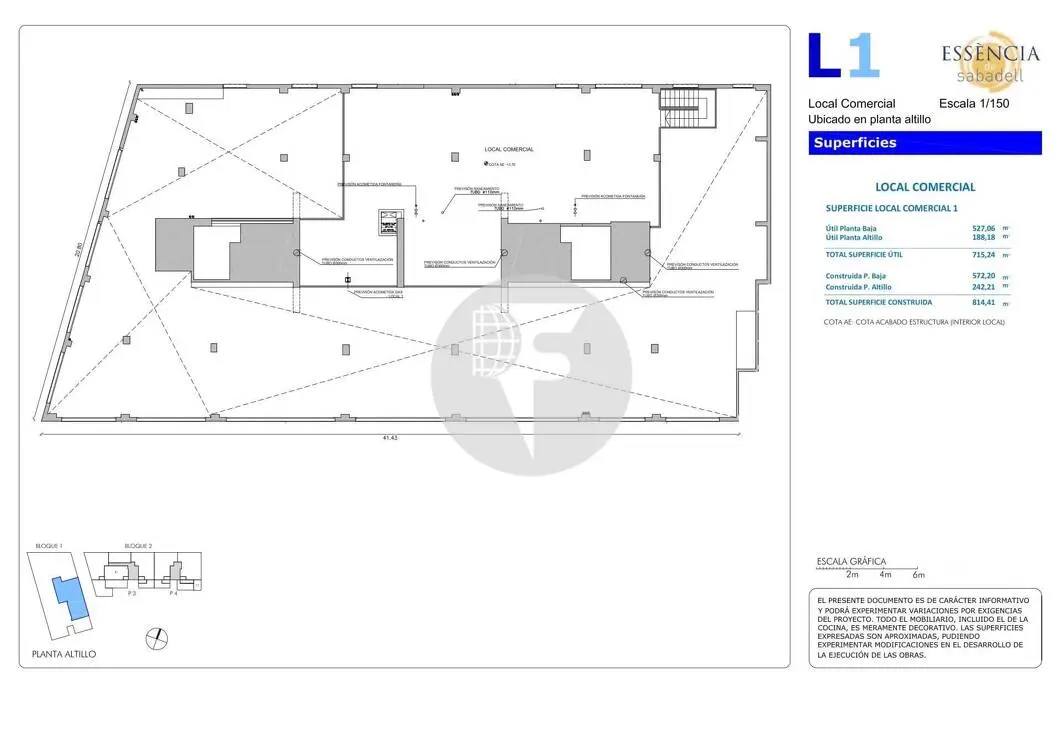 Commercial premises of new construction located in the center of Sabadell, Barcelona. 5
