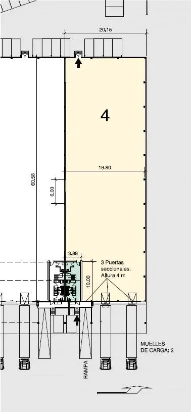Nave logística en alquiler de 2.587 m² – Coslada, Madrid - imagen 3