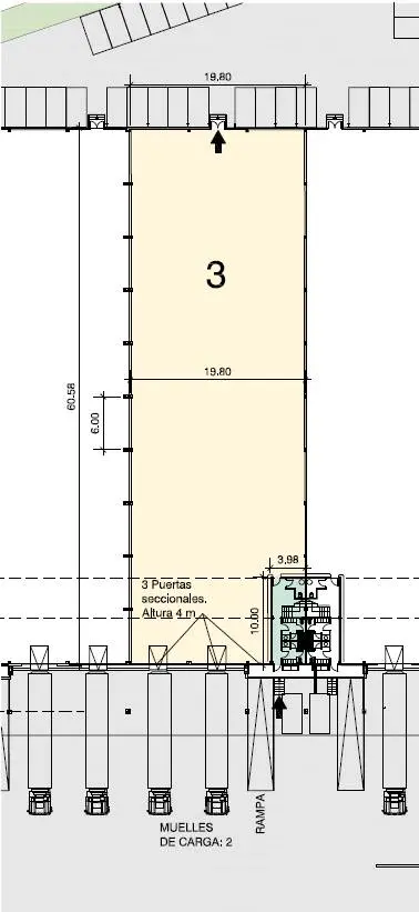Nave logística en alquiler de 2.587 m² – Coslada, Madrid - imagen 2